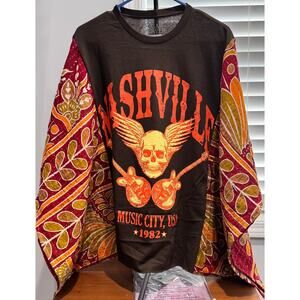 Nashville Kantha poncho One-Size fits S-3X